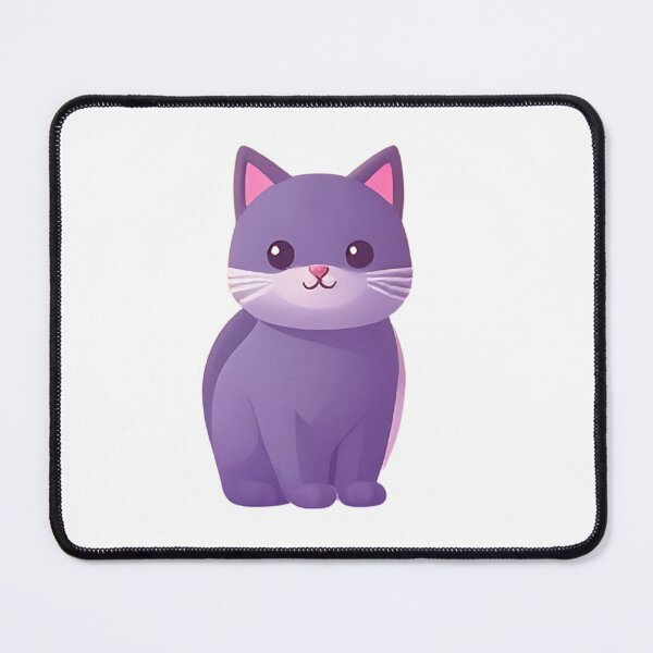 Item preview, Purple cat designed and sold by Nok-Thep.
