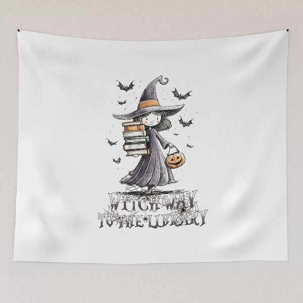 Item preview, Funny Halloween Librarian Witch designed and sold by Edgarolander.