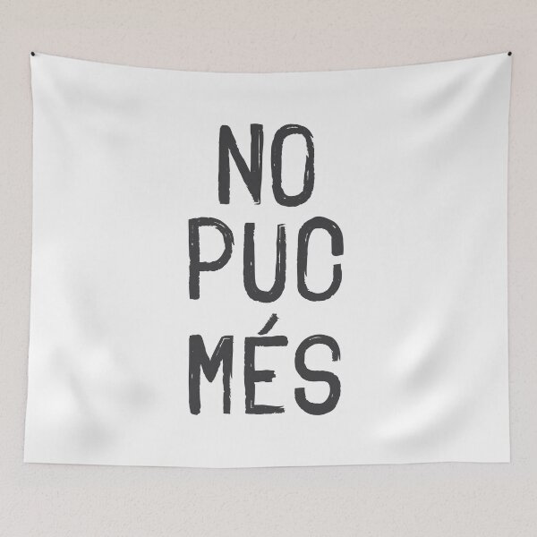 Item preview, No puc més | Frase irónica y divertida designed and sold by Vector Wonders.