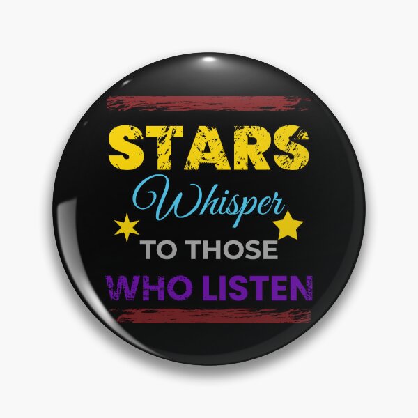 Item preview, Stars whisper to those who listen  designed and sold by mer-ONE.