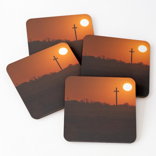 Item preview, Sunrise Framed by Pines – Papal Cross, Phoenix Park Dublin  designed and sold by KMNscapes – Ireland Prints & Beyond.