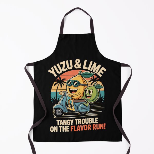 Item preview, Yuzu & Lime Retro Scooter Flavour Run Tangy Trouble designed and sold by 89BLACK.