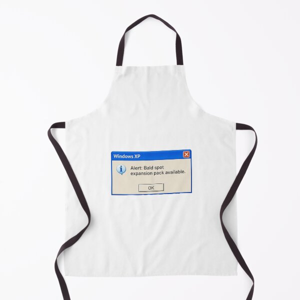 Item preview, Alert bald spot expansion pack available windows geek retro nerd funny birthday happy designed and sold by CheeseBlueprint.