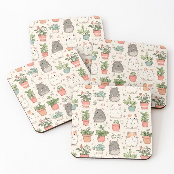 Item preview, Cute Hamster Pattern designed and sold by bapupa.