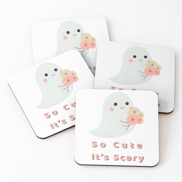 Item preview, Cute Ghost With Flowers designed and sold by ade-datt.