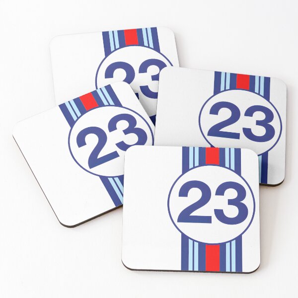 Artikelvorschau, Retro-Rennstreifen und Nummer 23-Design entworfen und verkauft von SusanRivera.