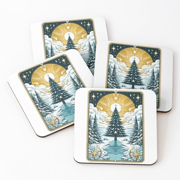 Item preview, Xmas tree tarot card - witchy Christmas  designed and sold by cocomelon168.