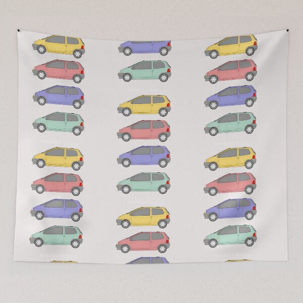 Item preview, Colorful Twingo Mk1 Outline Artwork designed and sold by SusanRivera.