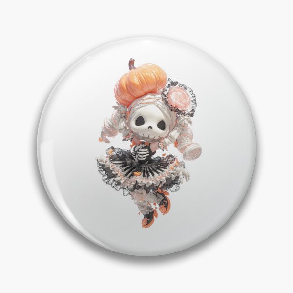Item preview, Mictecacihuatl Chibi – Goddess of Death Halloween Edition | Cute Day of the Dead Art designed and sold by GoldenChiArt.