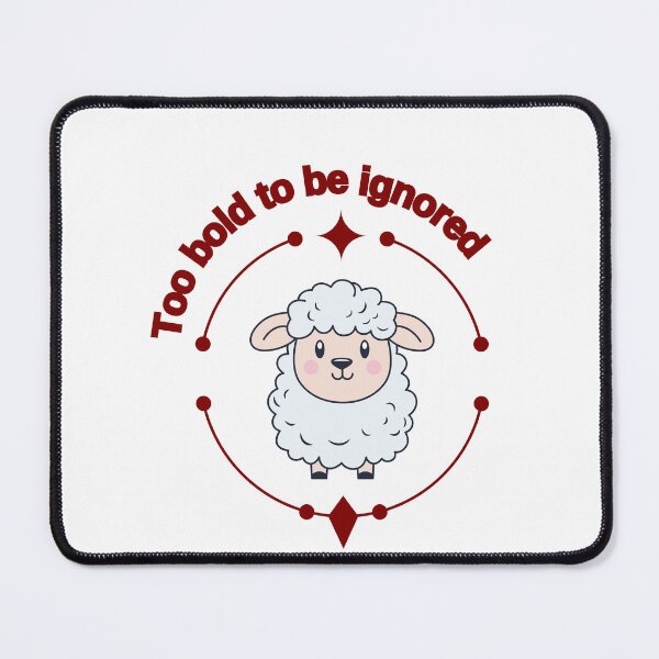 Item preview, Aries Zodiac – Too Bold to Be Ignored .Cute Astrology Ram Desig designed and sold by Mindsafe8.