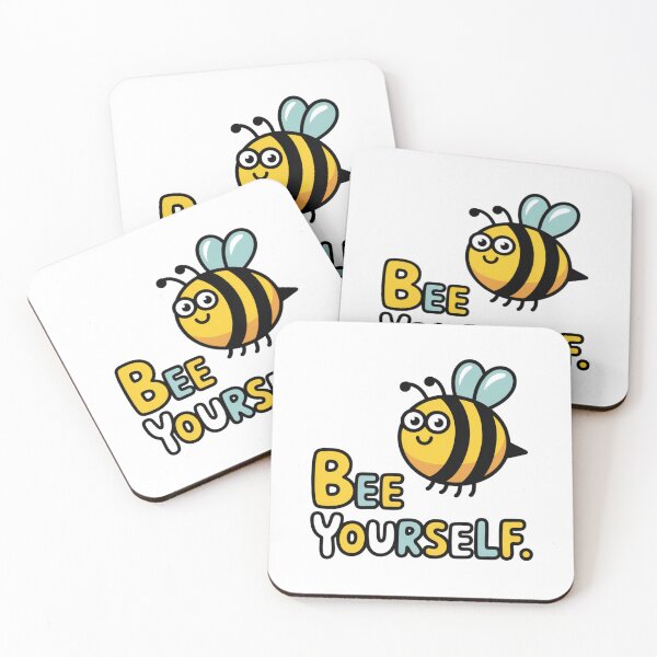 Item preview, Bee Yourself – Cute Pun Kids Graphic Design designed and sold by Silly Shapes Co..