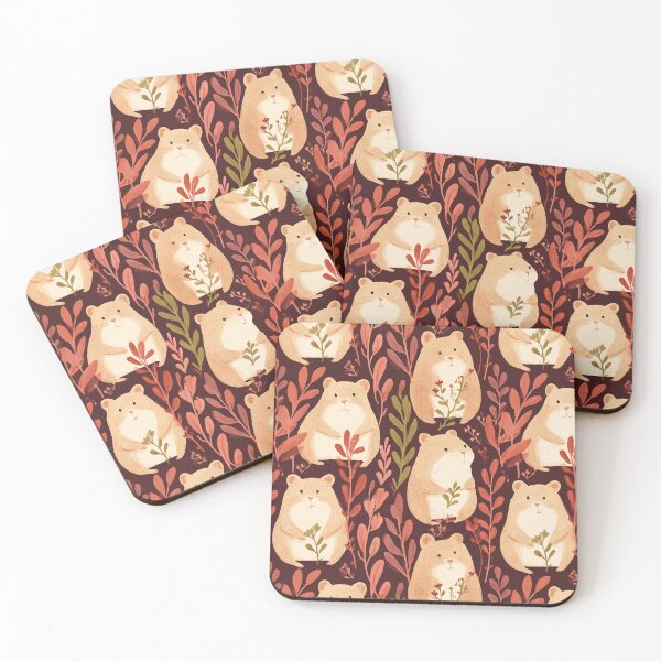 Item preview, Playful Hamster Pattern designed and sold by bapupa.