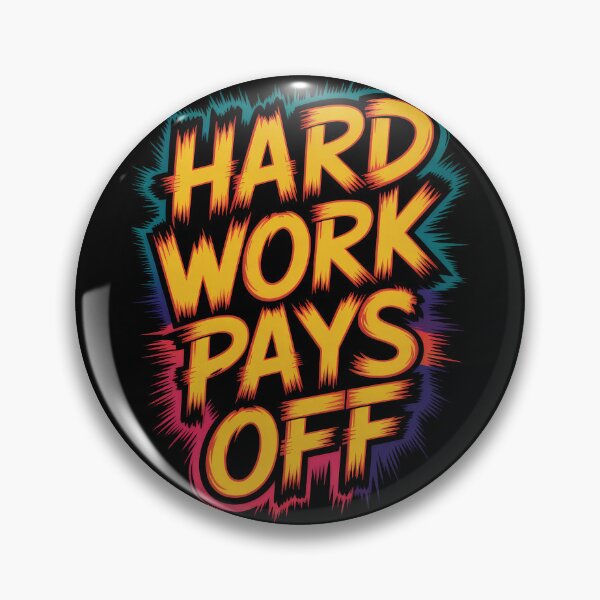 Item preview, Hard Work Pays Off – Retro Comic Energy designed and sold by Enea Kelo.
