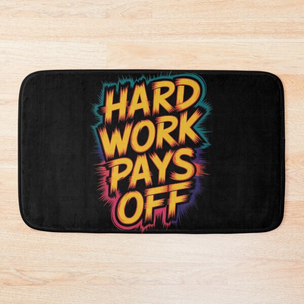 Item preview, Hard Work Pays Off – Retro Comic Energy designed and sold by Enea Kelo.