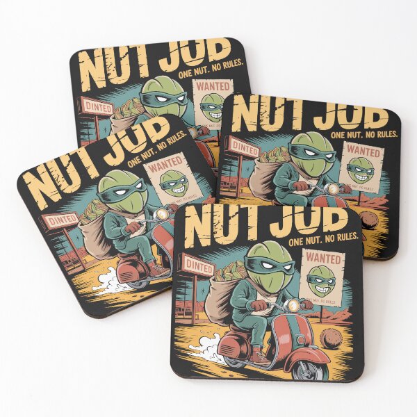 Item preview, The Nut Job Retro Pistachio Heist designed and sold by 89BLACK.