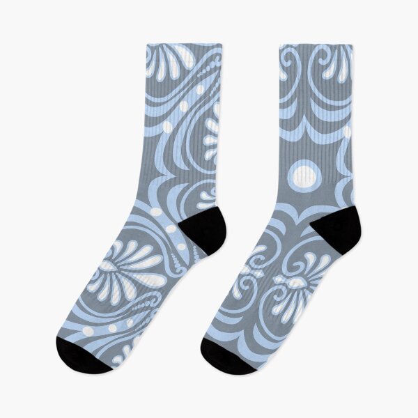 Item preview, Greek Patch-Monochrome Oh Boy Blue And Dull Blue Tonal designed and sold by Fabricatemyart.