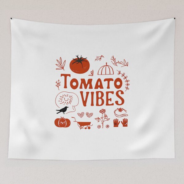 Artikelvorschau, Tomato Vibes – Süßes und frisches Tomatendesign entworfen und verkauft von GoxyVision.