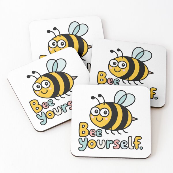 Item preview, Bee Yourself – Cute Pun Kids Graphic Design designed and sold by Silly Shapes Co..
