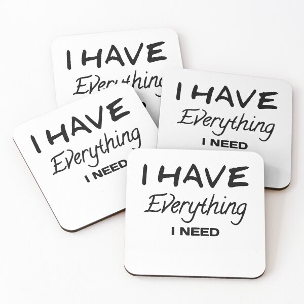 Item preview, Couple Matching T-Shirts – I Have Everything I Need & I Am Everything | Romantic Gift designed and sold by Trendora Studio.