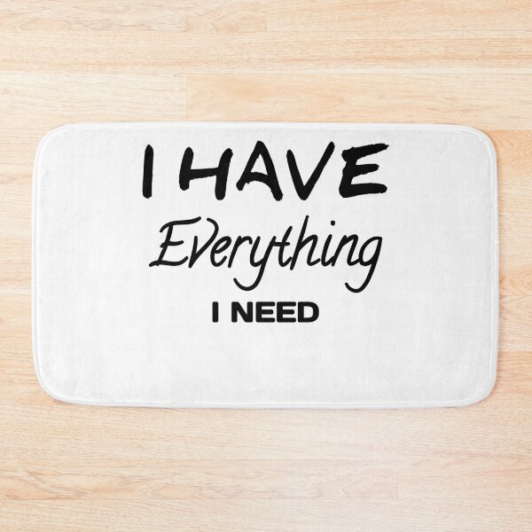 Item preview, Couple Matching T-Shirts – I Have Everything I Need & I Am Everything | Romantic Gift designed and sold by Trendora Studio.