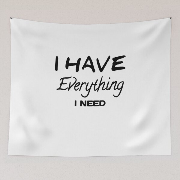 Item preview, Couple Matching T-Shirts – I Have Everything I Need & I Am Everything | Romantic Gift designed and sold by Trendora Studio.