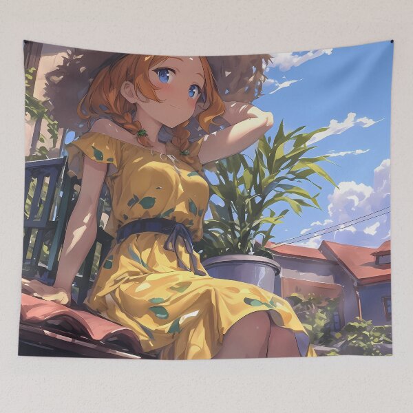 Item preview, Orange Pekoe Girls und Panzer Anime Sunlit Veranda Dream designed and sold by Spraykart.