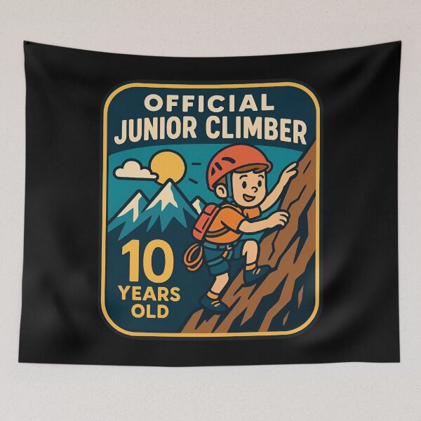 Item preview, Official Junior Climber 10 Years Old designed and sold by Blok45.