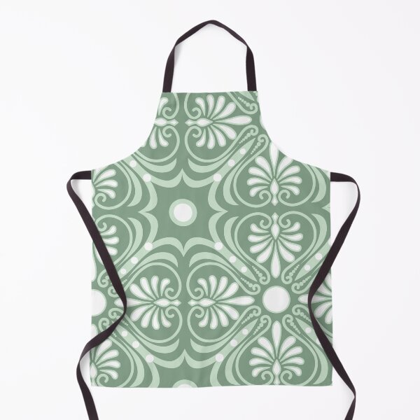Item preview, Greek Patch-Monochrome Sikkens Green And Dull Kastura Greyish Green designed and sold by Fabricatemyart.