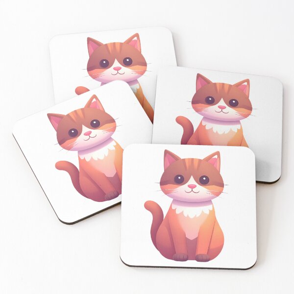 Item preview, Cute Orange and White Cartoon Cat designed and sold by Nok-Thep.