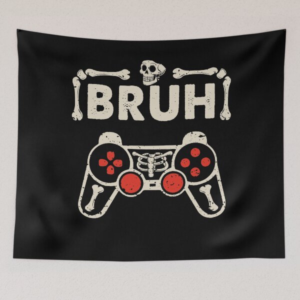 Item preview, Skeleton Gamer Bruh Funny Video Gaming designed and sold by sssweetness.