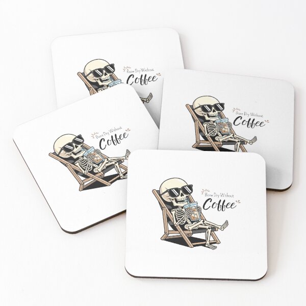 Item preview, Bone Dry With Coffee – Funny Skeleton Coffee Lover Design designed and sold by Rank Sol.