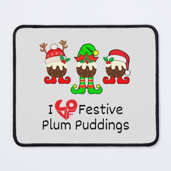 Item preview, I Love Festive Plum (Christmas) Puddings. designed and sold by MPC-Mince-Pies.