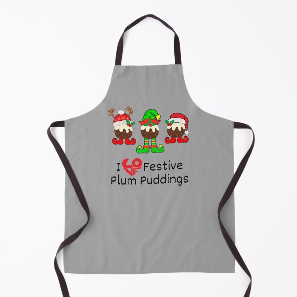 Item preview, I Love Festive Plum (Christmas) Puddings. designed and sold by MPC-Mince-Pies.