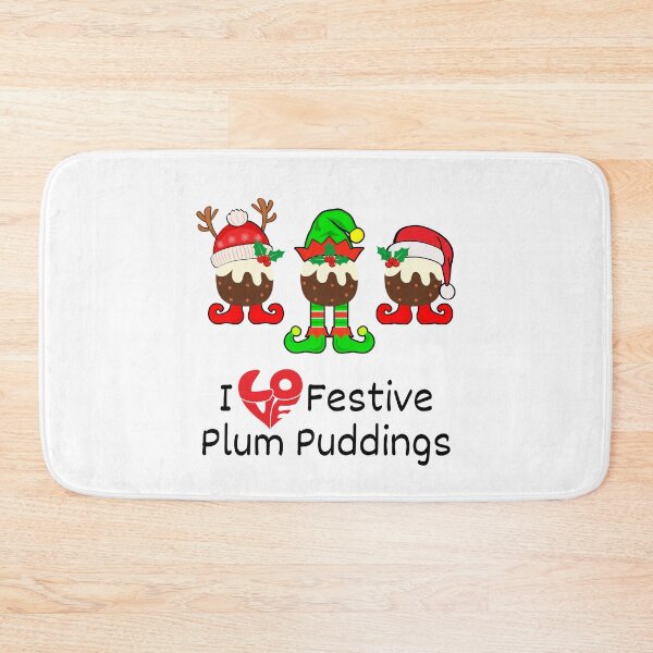 Item preview, I Love Festive Plum (Christmas) Puddings. designed and sold by MPC-Mince-Pies.
