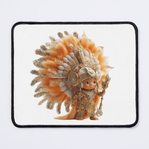 Item preview, Mictecacihuatl Chibi – Goddess of Death Halloween Edition | Aztec Day of the Dead Art designed and sold by GoldenChiArt.