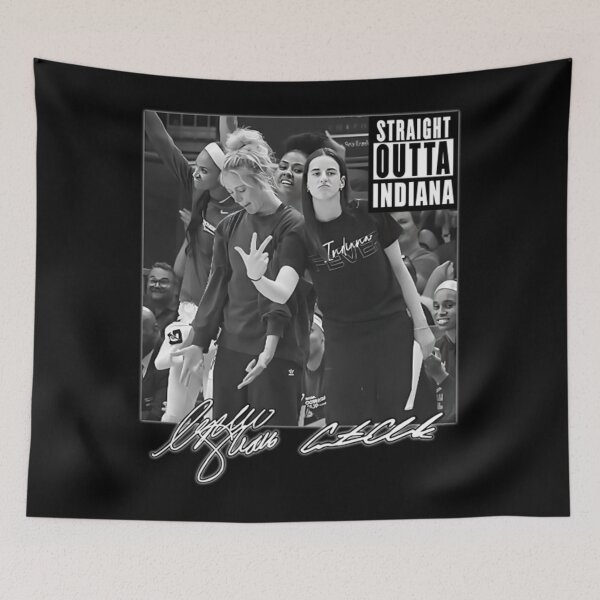 Item preview, Caitlin Clark And Sophie Cunningham Straight Outta Indiana Fever designed and sold by fuopres.