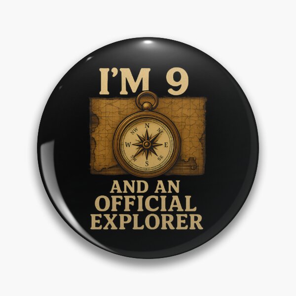 Item preview, I'm 9 and an Official Explorer Little Adventurer designed and sold by Blok45.