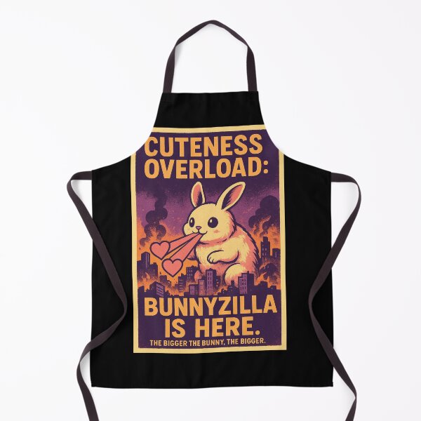 Item preview, Bunnyzilla – Giant Cute Bunny Kaiju | Funny Surreal Meme Art designed and sold by VisionTear.