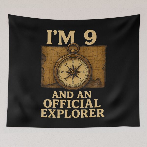 Item preview, I'm 9 and an Official Explorer Little Adventurer designed and sold by Blok45.