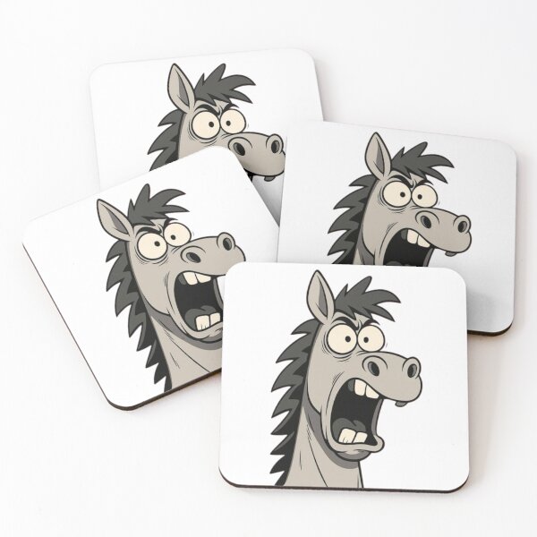Item preview, A horse looks scared and shocked designed and sold by kyokyyosei.