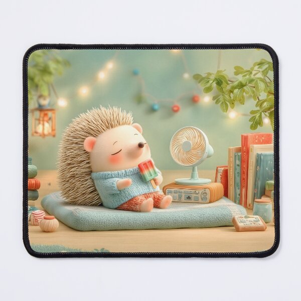Item preview, Chilly Chomp Chomp - Hedgehog designed and sold by CozyLodgeVillage.
