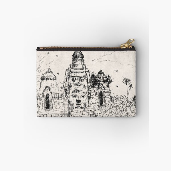 Item preview, Victory Gate Angkor Thom Sketch – Cambodia Temple Travel Art designed and sold by Wall-Art-Sketch.