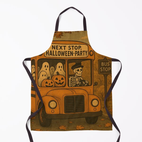 Item preview, "Attention, Please - Next Stop Is Halloween Fun" designed and sold by iamdesigns14.