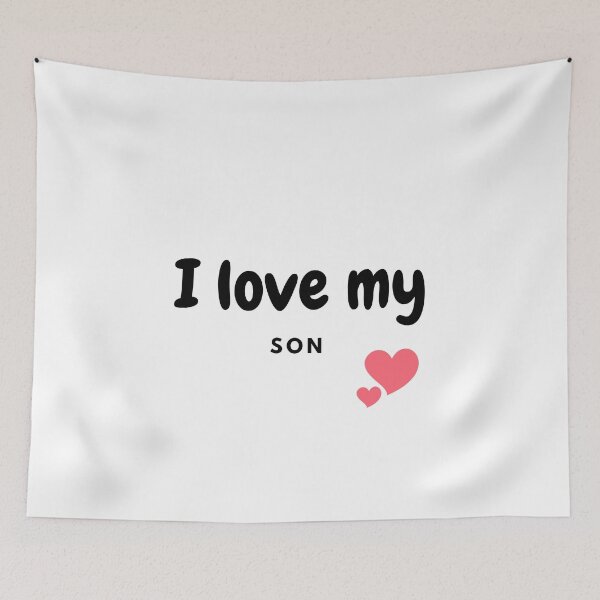 Item preview, I Love My Son – Mother’s Day & Father’s Day Present designed and sold by VeroChaos.