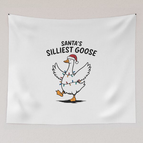 Item preview, Santa’s Silliest Goose Funny Christmas designed and sold by HasHs.