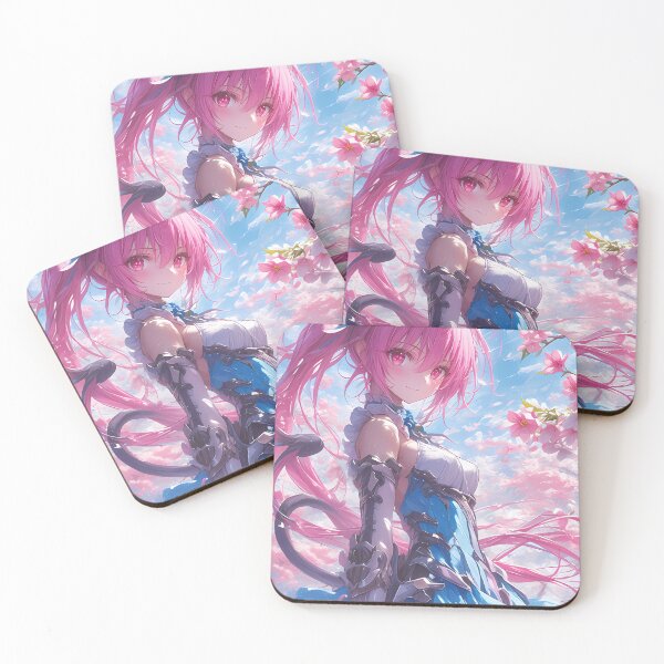 Item preview, Kurosaki Mea To Love Ru Sakura Neko Girl Blue Dress Game designed and sold by 108Recordings.