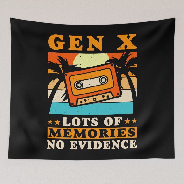 Item preview, Gen X Lots Of Memories No Evidence Retro designed and sold by sssweetness.