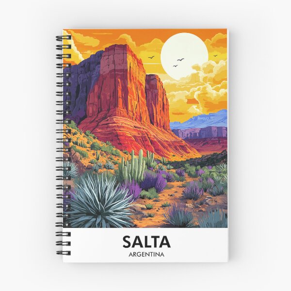 Item preview, Salta Argentina Retro Travel Print designed and sold by HomeLivingCo.