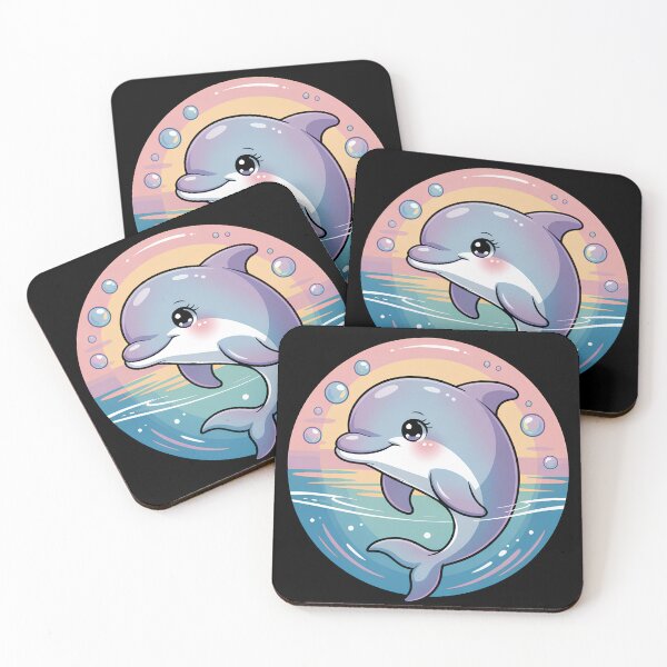 Item preview, Kawaii Dolphin designed and sold by BastiLoom.