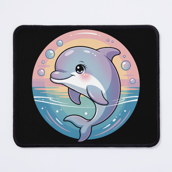 Item preview, Kawaii Dolphin designed and sold by BastiLoom.